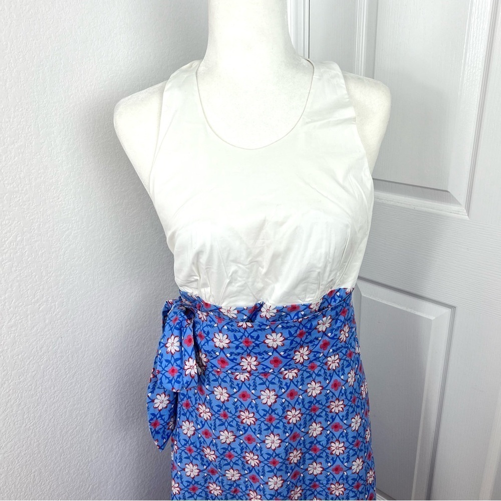 Tuckernuck floral Halfter wrap maxi dress size M - Picture 2 of 9